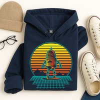 Retro Vintage Robot Robots Robotics Engineer Engineering Hoodie