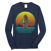 Retro Vintage Robot Robots Robotics Engineer Engineering Long Sleeve Shirt