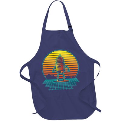 Retro Vintage Robot Robots Robotics Engineer Engineering Apron
