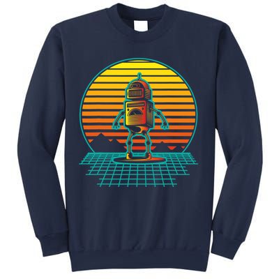 Retro Vintage Robot Robots Robotics Engineer Engineering Sweatshirt