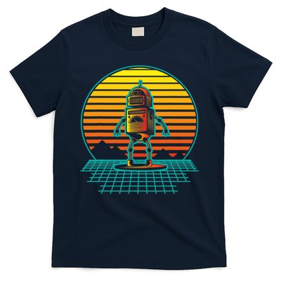 Retro Vintage Robot Robots Robotics Engineer Engineering T-Shirt