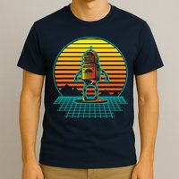 Retro Vintage Robot Robots Robotics Engineer Engineering T-Shirt