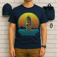 Retro Vintage Robot Robots Robotics Engineer Engineering T-Shirt