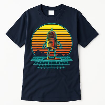 Retro Vintage Robot Robots Robotics Engineer Engineering Tall T-Shirt