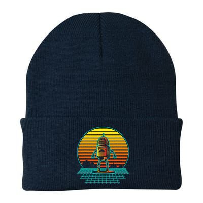 Retro Vintage Robot Robots Robotics Engineer Engineering Beanie