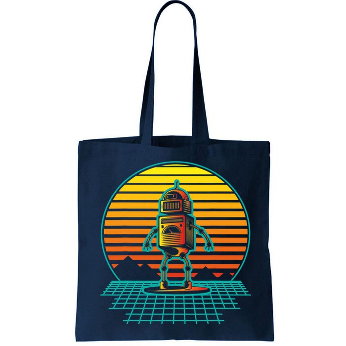 Retro Vintage Robot Robots Robotics Engineer Engineering Bag