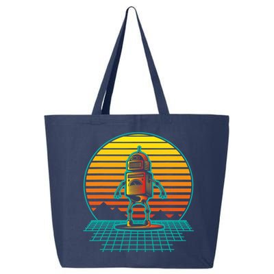 Retro Vintage Robot Robots Robotics Engineer Engineering 25L Jumbo Tote