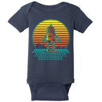 Retro Vintage Robot Robots Robotics Engineer Engineering Baby Bodysuit