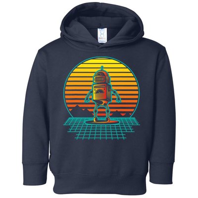 Retro Vintage Robot Robots Robotics Engineer Engineering Toddler Hoodie
