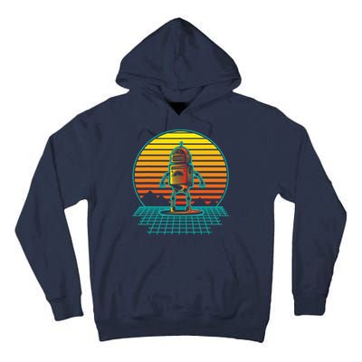 Retro Vintage Robot Robots Robotics Engineer Engineering Tall Hoodie