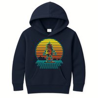 Retro Vintage Robot Robots Robotics Engineer Engineering Kids Hoodie