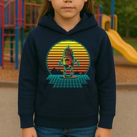 Retro Vintage Robot Robots Robotics Engineer Engineering Kids Hoodie