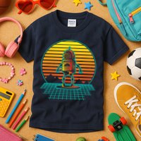 Retro Vintage Robot Robots Robotics Engineer Engineering Kids T-Shirt