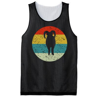 Retro Vintage Ram Mesh Reversible Basketball Jersey Tank