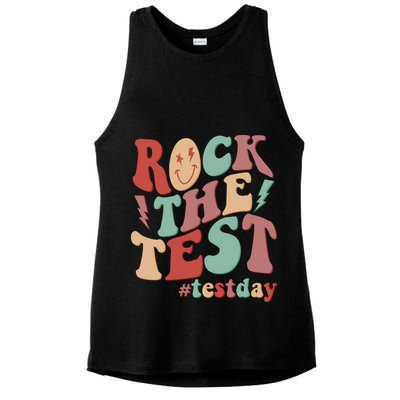 Retro Vintage Rock The Test #Testday Ladies PosiCharge Tri-Blend Wicking Tank