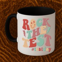 Retro Vintage Rock The Test #Testday Mug