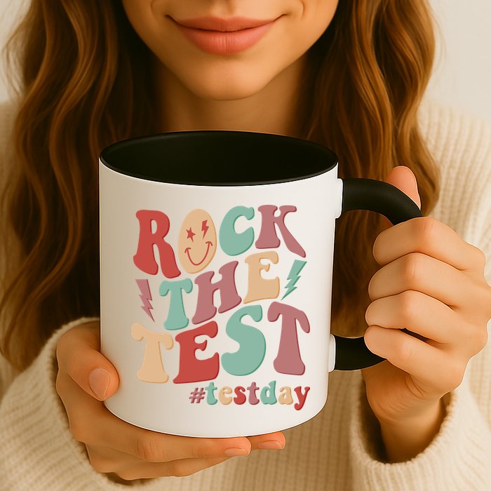 Retro Vintage Rock The Test #Testday Mug