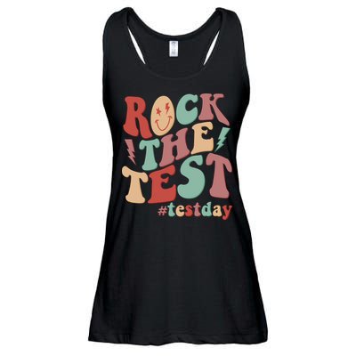 Retro Vintage Rock The Test #Testday Ladies Essential Flowy Tank