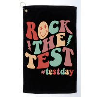 Retro Vintage Rock The Test #Testday Golf Towel