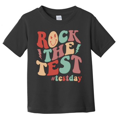 Retro Vintage Rock The Test #Testday Toddler T-Shirt