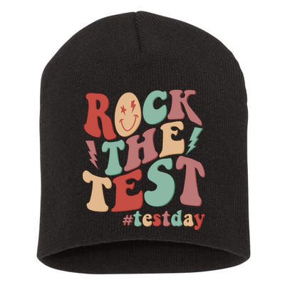 Retro Vintage Rock The Test #Testday Short Acrylic Beanie