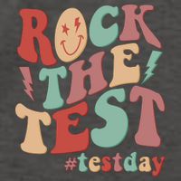 Retro Vintage Rock The Test #Testday Vector Backpack