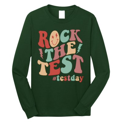 Retro Vintage Rock The Test #Testday Long Sleeve Shirt