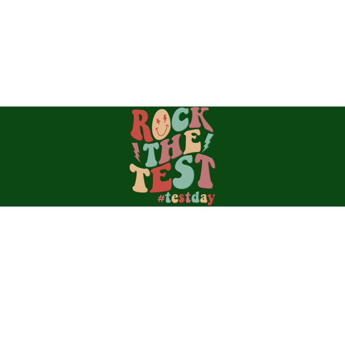 Retro Vintage Rock The Test #Testday Bumper Sticker