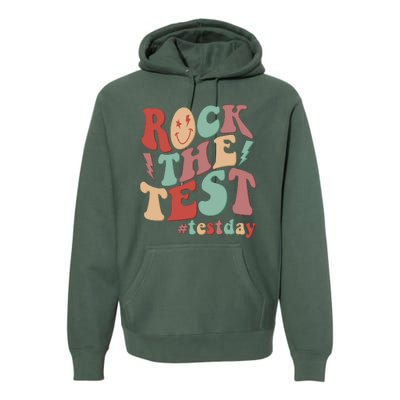 Retro Vintage Rock The Test #Testday Premium Hoodie