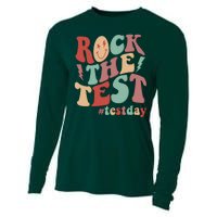 Retro Vintage Rock The Test #Testday Cooling Performance Long Sleeve Crew