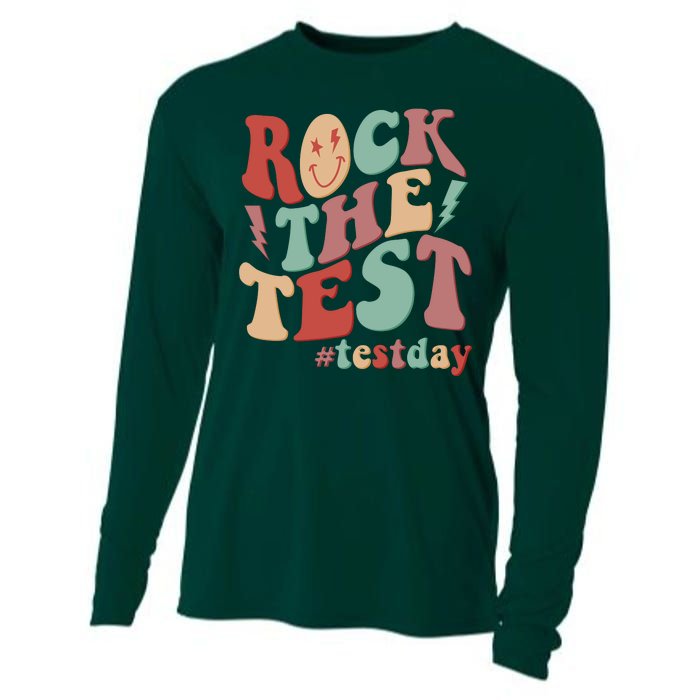 Retro Vintage Rock The Test #Testday Cooling Performance Long Sleeve Crew