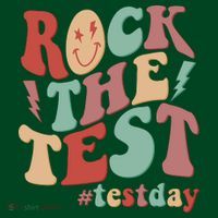 Retro Vintage Rock The Test #Testday Poster