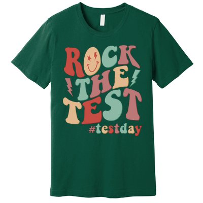 Retro Vintage Rock The Test #Testday Premium T-Shirt