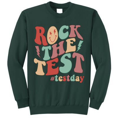 Retro Vintage Rock The Test #Testday Tall Sweatshirt