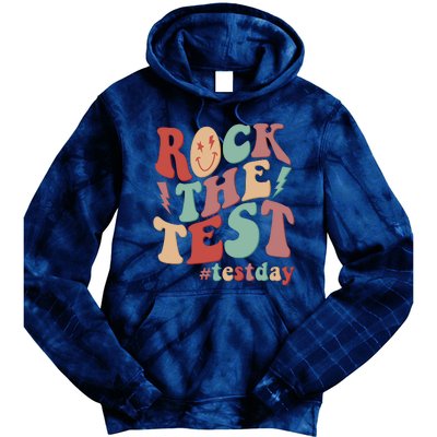 Retro Vintage Rock The Test #Testday Tie Dye Hoodie