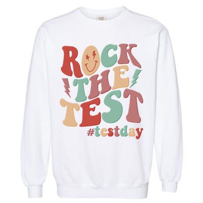 Retro Vintage Rock The Test #Testday Garment-Dyed Sweatshirt