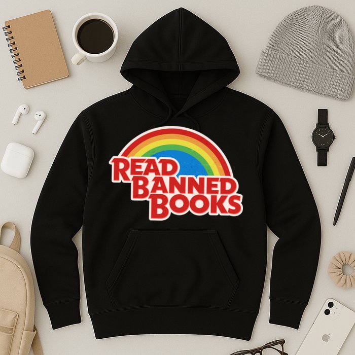 Retro Vintage Read Banned Books Hoodie