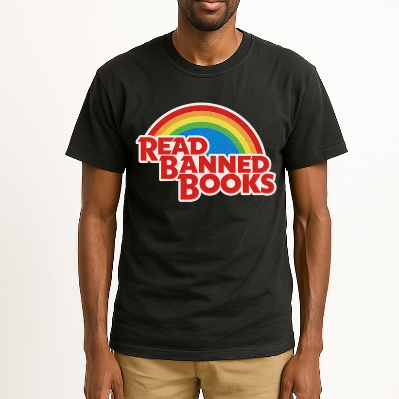 Retro Vintage Read Banned Books Tall T-Shirt