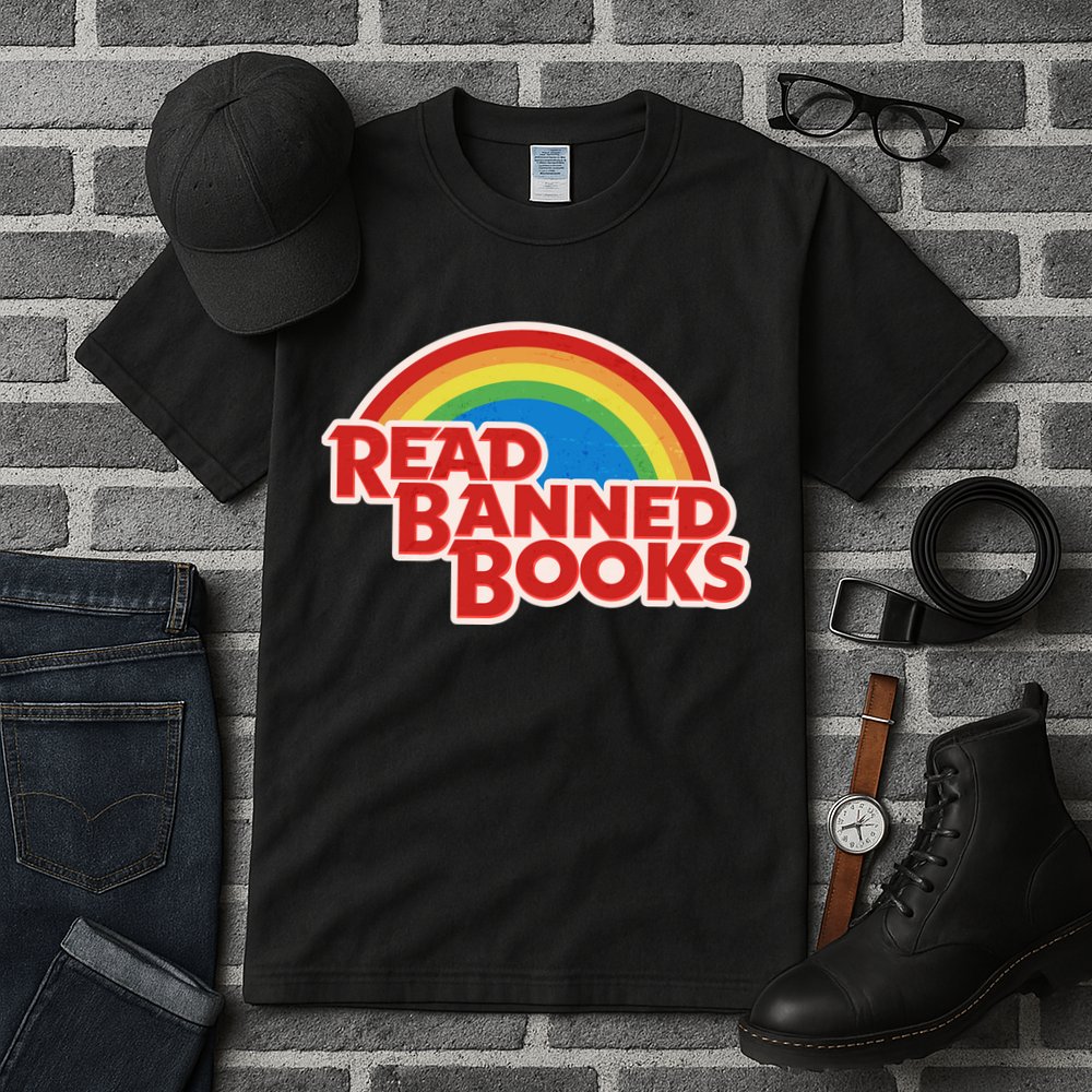 Retro Vintage Read Banned Books Tall T-Shirt