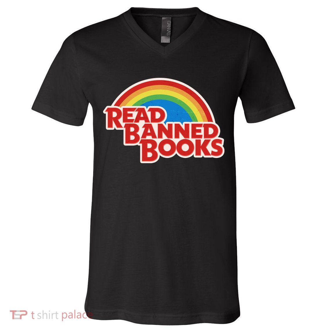 Retro Vintage Read Banned Books V-Neck T-Shirt