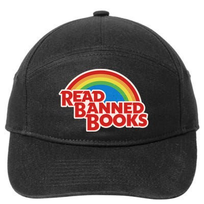 Retro Vintage Read Banned Books 7-Panel Snapback Hat
