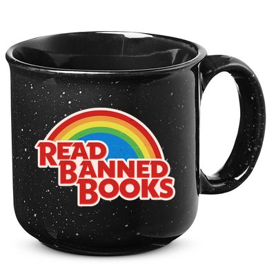 Retro Vintage Read Banned Books 15oz Campfire Ceramic Mug
