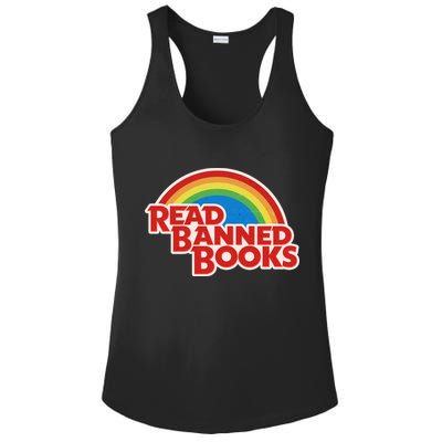 Retro Vintage Read Banned Books Ladies PosiCharge Competitor Racerback Tank