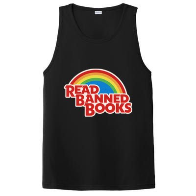Retro Vintage Read Banned Books PosiCharge Competitor Tank