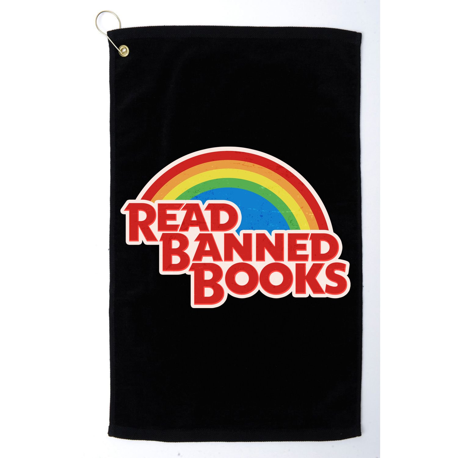 Retro Vintage Read Banned Books Golf Towel