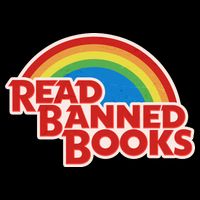 Retro Vintage Read Banned Books Women's Knotted Racerback Tank