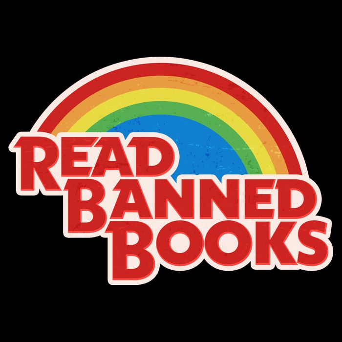 Retro Vintage Read Banned Books Women's Knotted Racerback Tank
