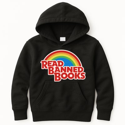 Retro Vintage Read Banned Books Kids Hoodie