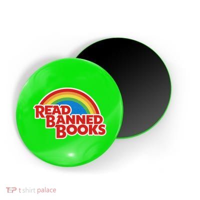Retro Vintage Read Banned Books Magnet