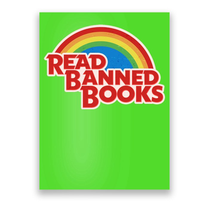 Retro Vintage Read Banned Books Poster